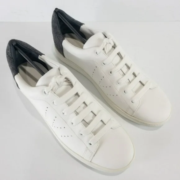 VINCE Varin Lace up Fashion Sneakers Grey - Picture 4 of 5